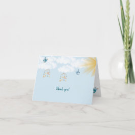 Spring Baby Dusche Danke Karte