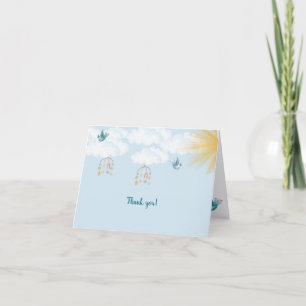 Spring Baby Dusche Danke Karte
