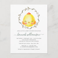 Spring Baby | Einladung zur Osterbaby-Dusche