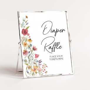 Spring Baby in Bloom Baby Duwer Diaper Raffle Poster