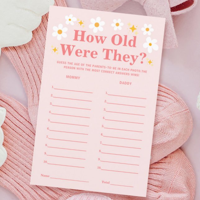Spring Baby Showgame Guess Age Mommy Daddy (Von Creator hochgeladen)