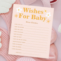 Spring Baby Showgame wünscht sich für Baby