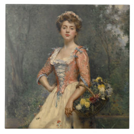 Spring Beauty (von Raimundo de Madrazo y Garreta) Fliese