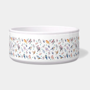 Spring Birds Pattern Napf