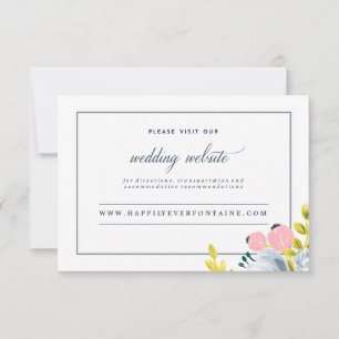 SPRING BLOOM FLORAL Website-Karte