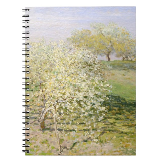 Spring Blossom Orchard Impressionist Notebook Notizblock (Vorderseite)