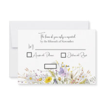 Spring Blossom Wedding Response Cards