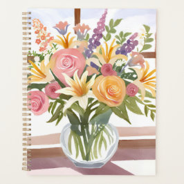 Spring Blume Bouquet | Hübsche Blumenfarbe Planer