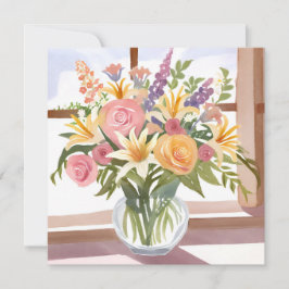 Spring Blume Bouquet | Hübsche Blumenkarte