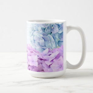 Spring Blume Hydrangea Pastel Collage Tasse
