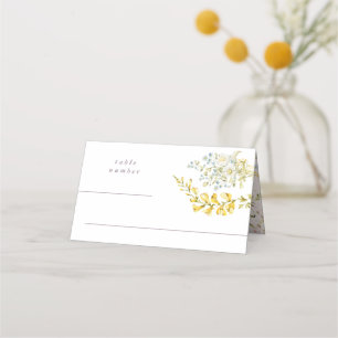 Spring Boho Wildblume Pampas Wedding Platzkarte