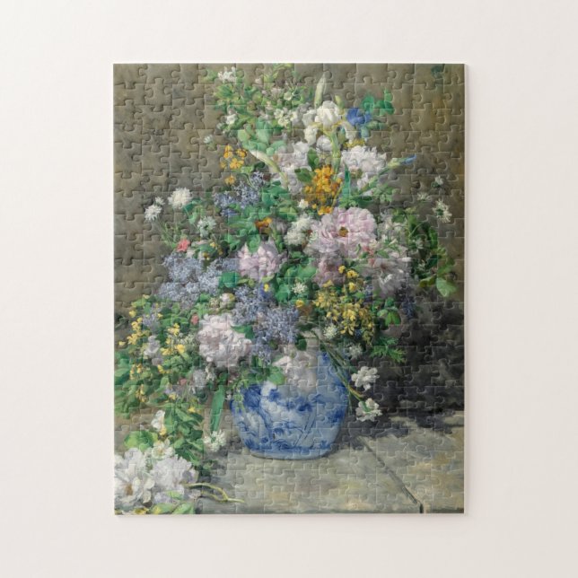 Spring Bouquet, 1866 von Pierre-Auguste Renoir Puzzle (Vertikal)