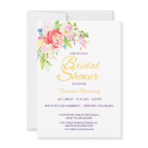 Spring Bouquet Border Brautparty