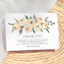 Spring Bouquet Brautparty Vielen Dank