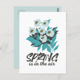 Spring Bouquet Charm - Der Frühling ist in der Air Postkarte
