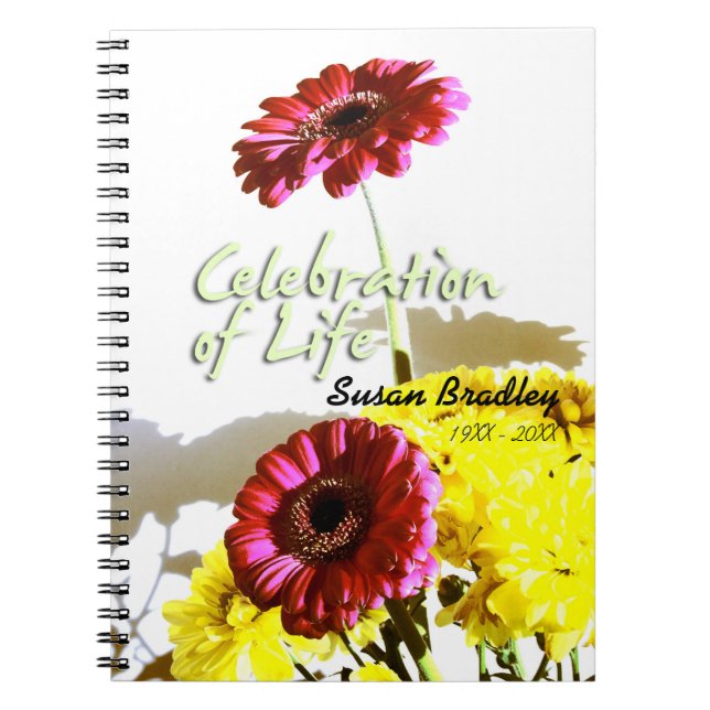 Spring Bouquet - Feier des Life Gast Book Notizblock (Vorderseite)