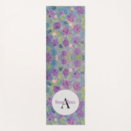 Spring Bouquet Floral Monogram Yogmatte Yogamatte