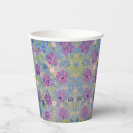 Spring Bouquet Floral Paper Cups Pappbecher