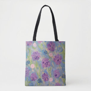 Spring Bouquet Floral Tote Bag