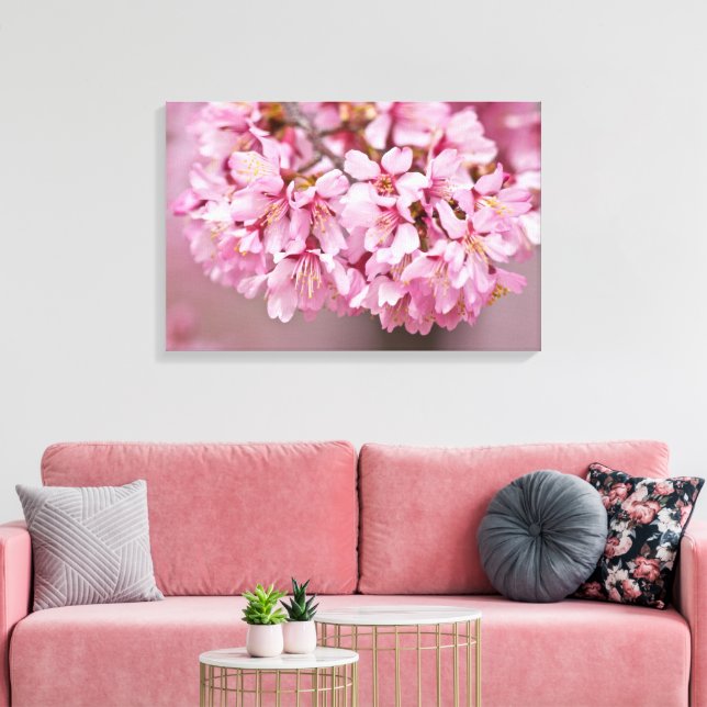 Spring Bouquet Japanese Cherry Blossom Poster Leinwanddruck (Insitu (Wohnzimmer))