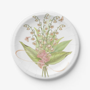 Spring Bouquet of Lily of the Valley and Rose Pappteller