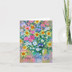 Spring Bouquet-Tag der Mutter Karte