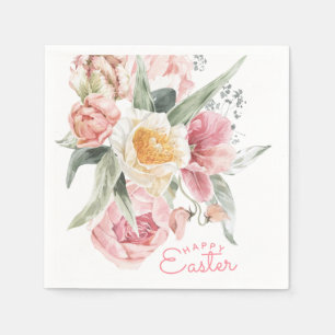 Spring Bouquet   Tulip Watercolor Oster Serviette