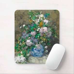Spring Bouquet von After Pierre-Auguste Renoir Mousepad