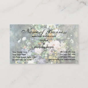 Spring Bouquet von Pierre Renoir, Vintage Blume Visitenkarte