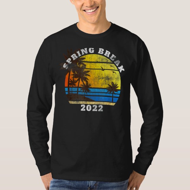 Spring Break 2022 Beach Matching Group Party T-Shirt (Vorderseite)
