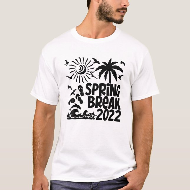 Spring Break 2022 Family T-Shirt Spring Break Suns (Vorderseite)