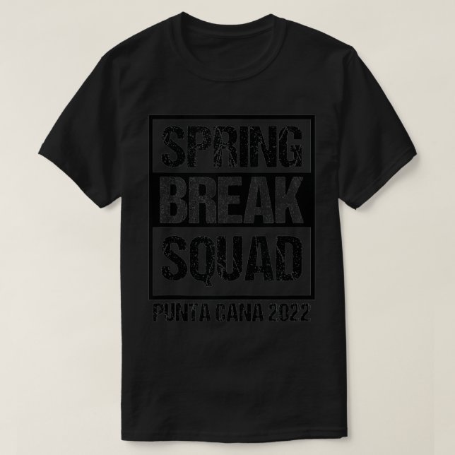 Spring Break 2022 Punta Cana Vacation Beach 1  T-Shirt (Design vorne)