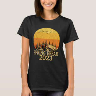 Spring Break 2023 Familie Spring Break Sunset Moun T-Shirt
