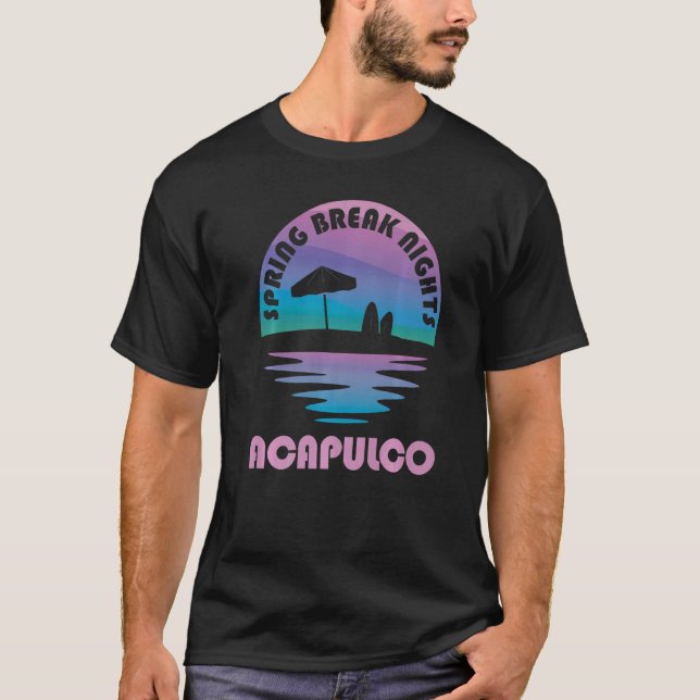 Spring Break Acapulco Vintag Matching Wome T-Shirt (Vorderseite)