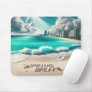 Spring Break Beach Mousepad