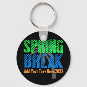 Spring Break Custom Neon Souvenir Schlüsselanhänger