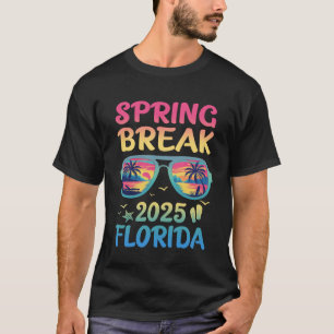 Spring Break Florida 2025 Vacation Trip Sonnenbril T-Shirt