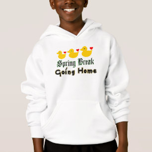 ♫ ♥ Spring Break Going Zuhause Ducks Kids' Hoodie