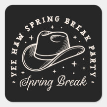 Spring Break Party Disco Cowgirl Western Schwarz