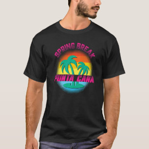 Spring Break Punta Cana Sunset Vintag Match Wo T-Shirt