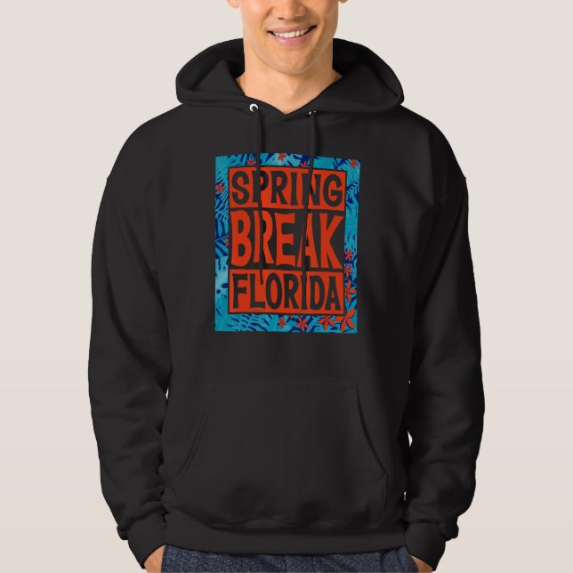 Spring Break Senior Class Student School Trip Flor Hoodie (Vorderseite)