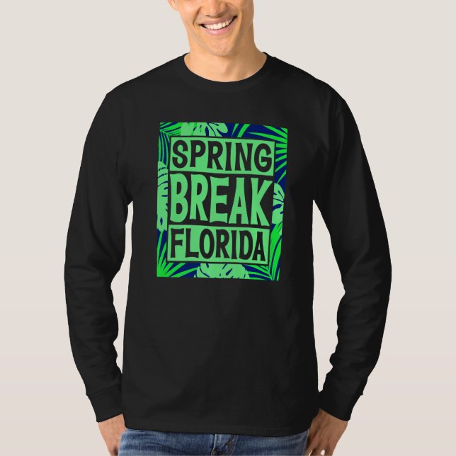 Spring Break Senior Class Student School Trip Flor T-Shirt (Vorderseite)
