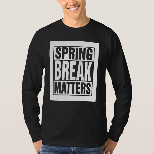 Spring Break Senior Class Student School Trip Flor T-Shirt (Vorderseite)