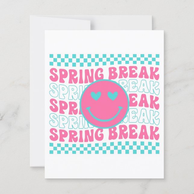 Spring Break Smiley Design (Vorderseite)
