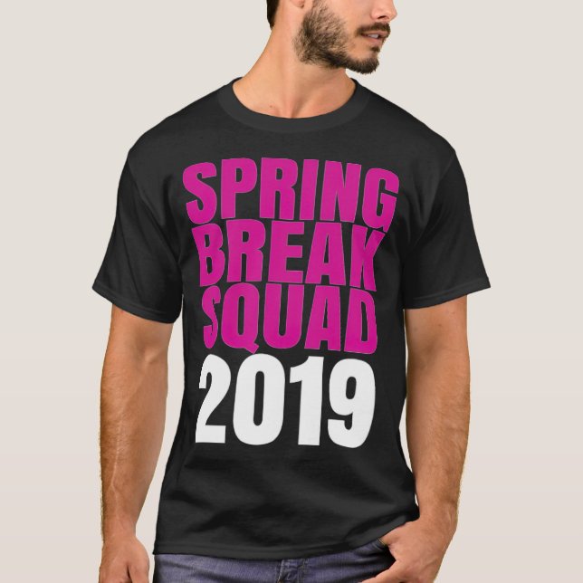 Spring Break Squad 2019 afrikanischer Rücken - T-Shirt (Vorderseite)