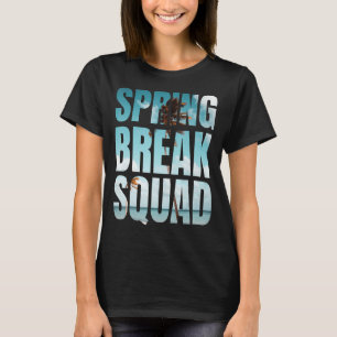 Spring Break Squad 2022 Vintag Beach Family Match T-Shirt