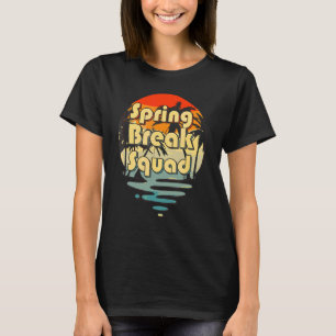 Spring Break Squad Family Matching Group Urlaub T-Shirt
