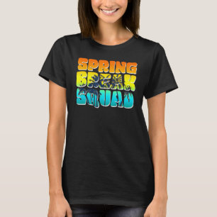 Spring Break Squad Family Matching Group Urlaub T-Shirt