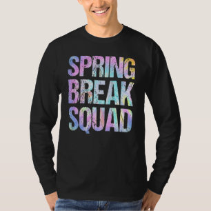 Spring Break Squad Matching Group Farbenfrohe Gefä T-Shirt