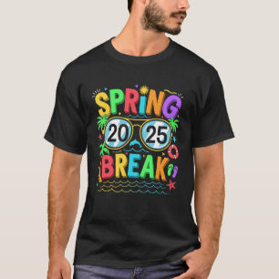 Spring Break Squad Vintag 2025 Florida Cool Sungl T-Shirt
